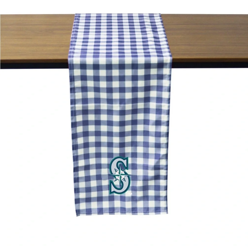 Seattle Mariners 14”x 72” Checkered Table Runner